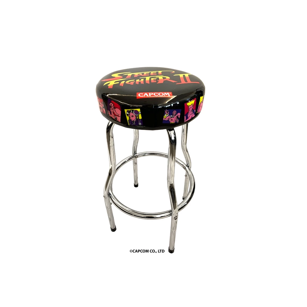 Arcade1Up | Official Street Fighter II Adjustable Stool With Custom Graphic 1 Arcade1Up | Official Street Fighter II Adjustable Stool With Custom Graphic