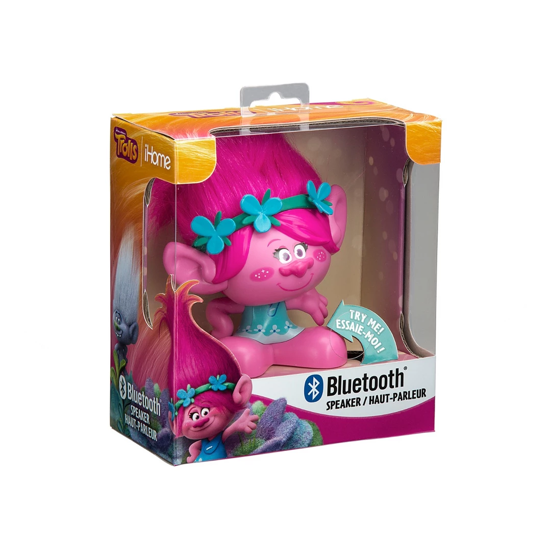 EKids Trolls | Poppy Character Bluetooth Speaker With MP3 Input 2 EKids Trolls | Poppy Character Bluetooth Speaker With MP3 Input