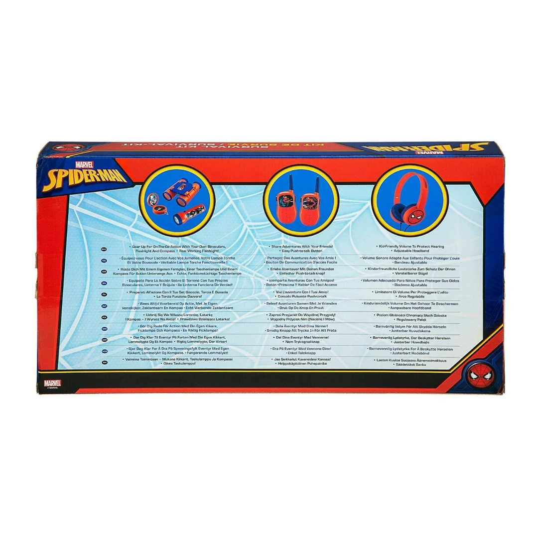 EKids Spider-Man | Gift Box Inc Headphones, Walkie Talkies, Binoculars, Torch & Compass 2 EKids Spider-Man | Gift Box Inc Headphones, Walkie Talkies, Binoculars, Torch & Compass