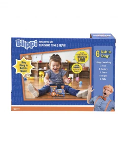 EKids Blippi | Train Musical Toy For Kids With Built-in Music And Sound Effects 8 EKids Blippi | Train Musical Toy For Kids With Built-in Music And Sound Effects