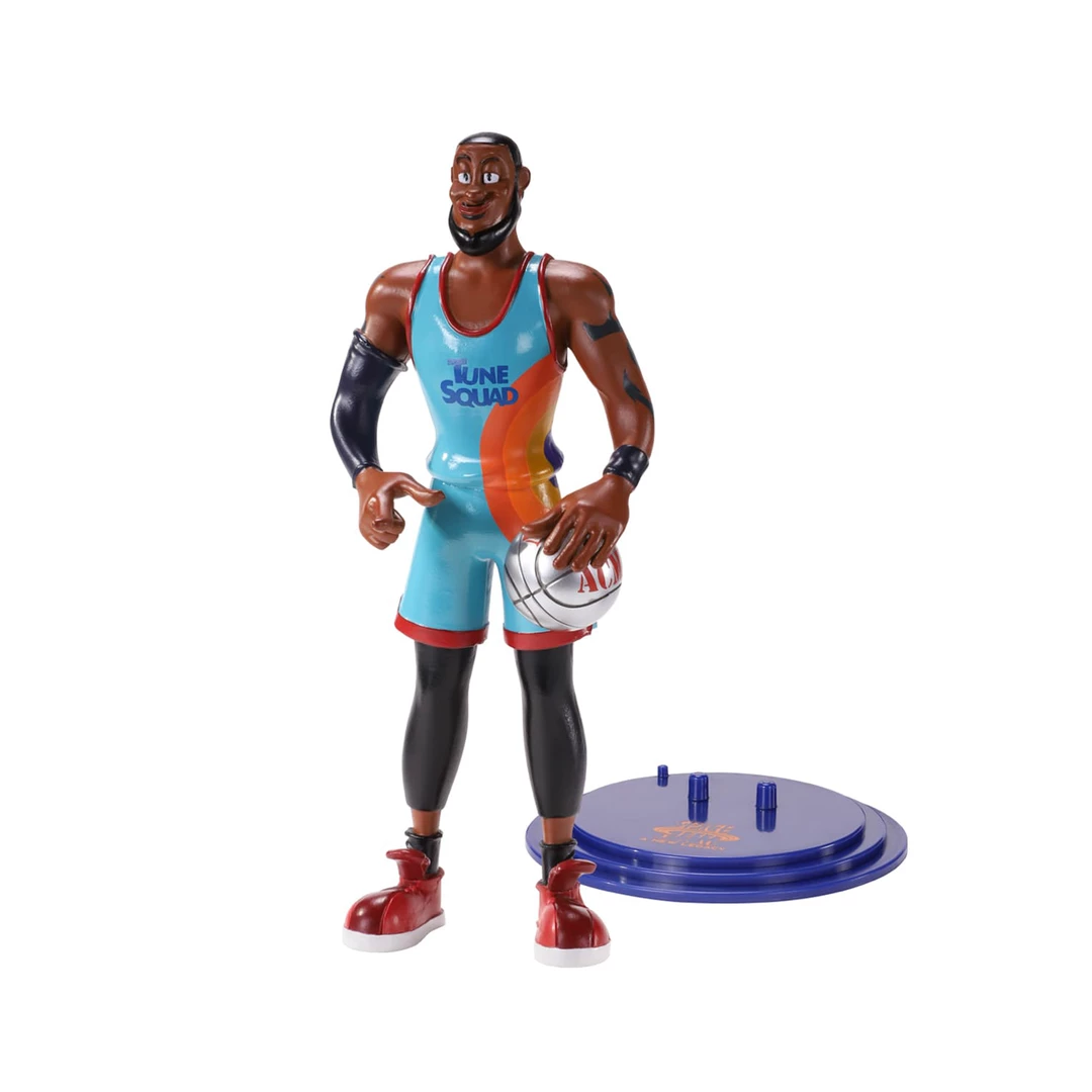 Noble Collection Kids TV Looney Tunes | LeBron James Space Jam Bendyfig Figurine 1 Noble Collection Kids TV Looney Tunes | LeBron James Space Jam Bendyfig Figurine