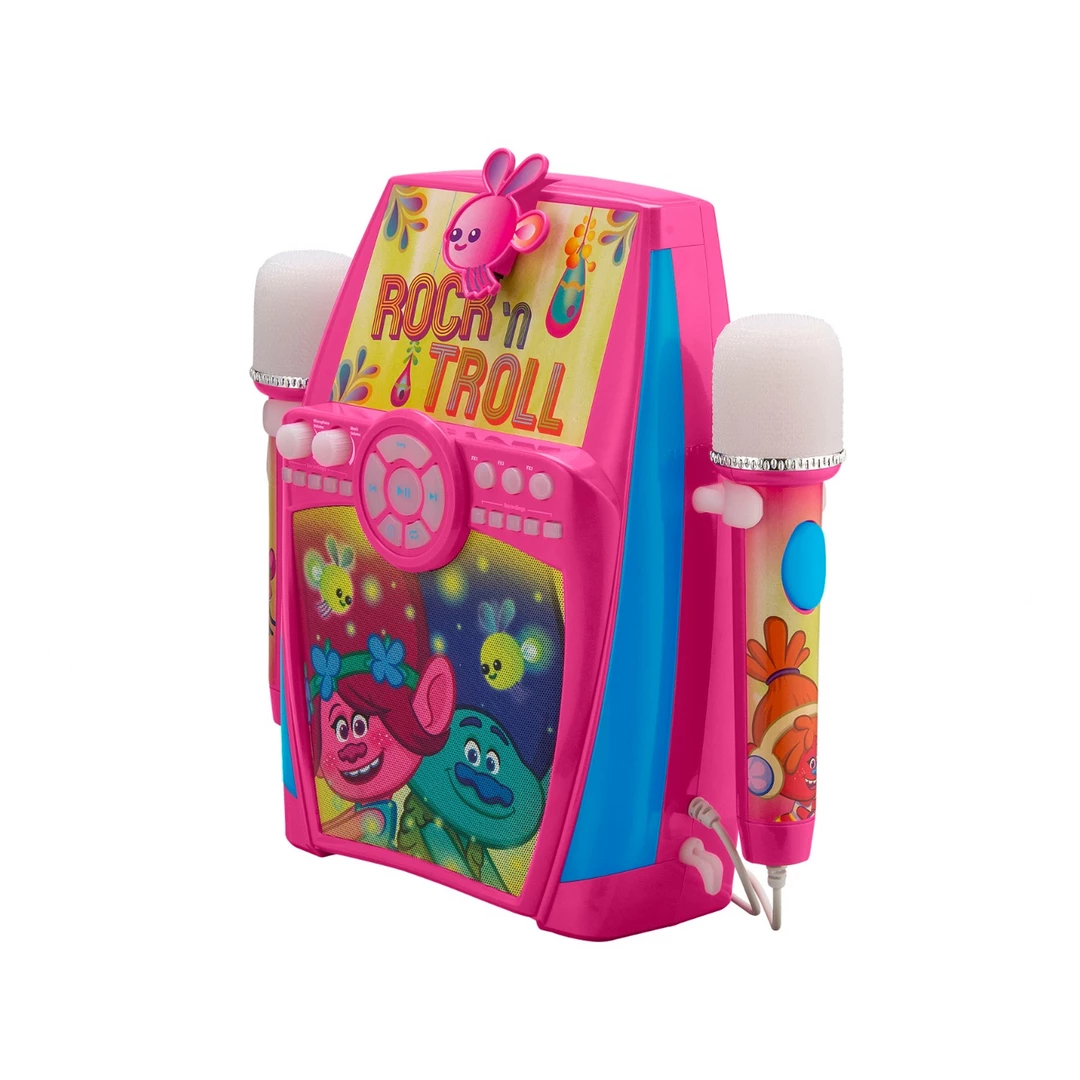 EKids Trolls | Dual Mic Karaoke Boombox 2 EKids Trolls | Dual Mic Karaoke Boombox