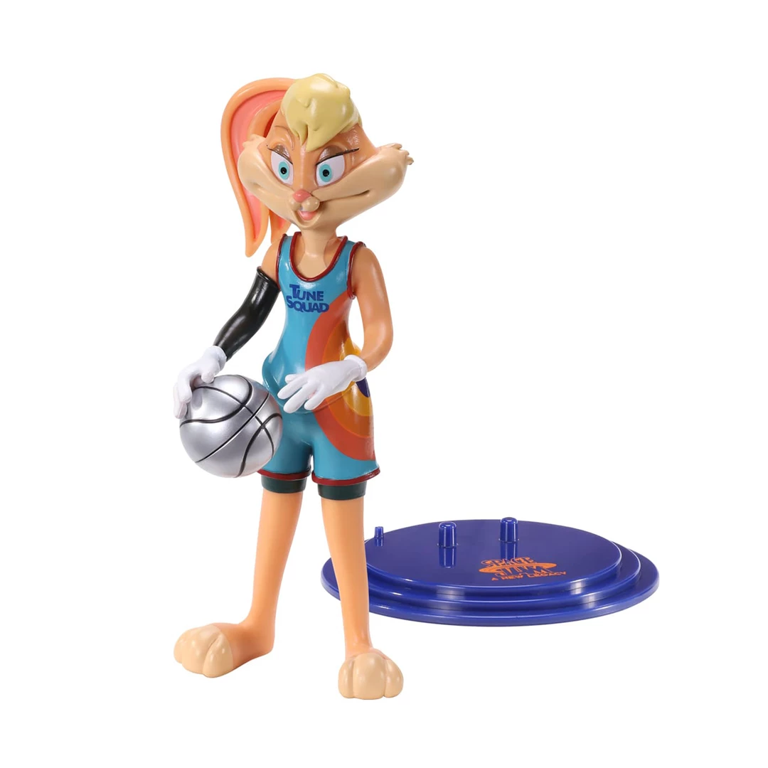 Noble Collection Kids TV Looney Tunes | Lola Bunny Space Jam Bendyfig Figurine 1 Noble Collection Kids TV Looney Tunes | Lola Bunny Space Jam Bendyfig Figurine