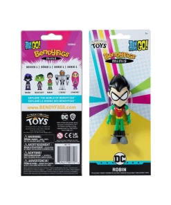 Noble Collection Kids DC | Teen Titans Go Robin Mini Bendyfig
