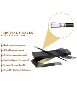 Noble Collection Fantastic Beasts | Percival Graves Wand Collector Box Wands