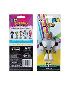 Noble Collection Kids DC | Teen Titans Go Cyborg Mini Bendyfig