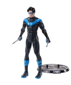 Noble Collection Figurines DC | Nightwing Bendyfig Figurine