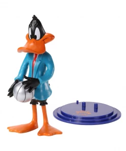 Noble Collection Kids TV Looney Tunes | Daffy Duck Space Jam Bendyfig Figurine