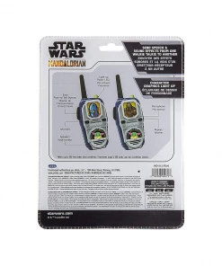 EKids Star Wars: The Mandalorian | Walkie Talkies With Extended Range, Lights & Sound Effects