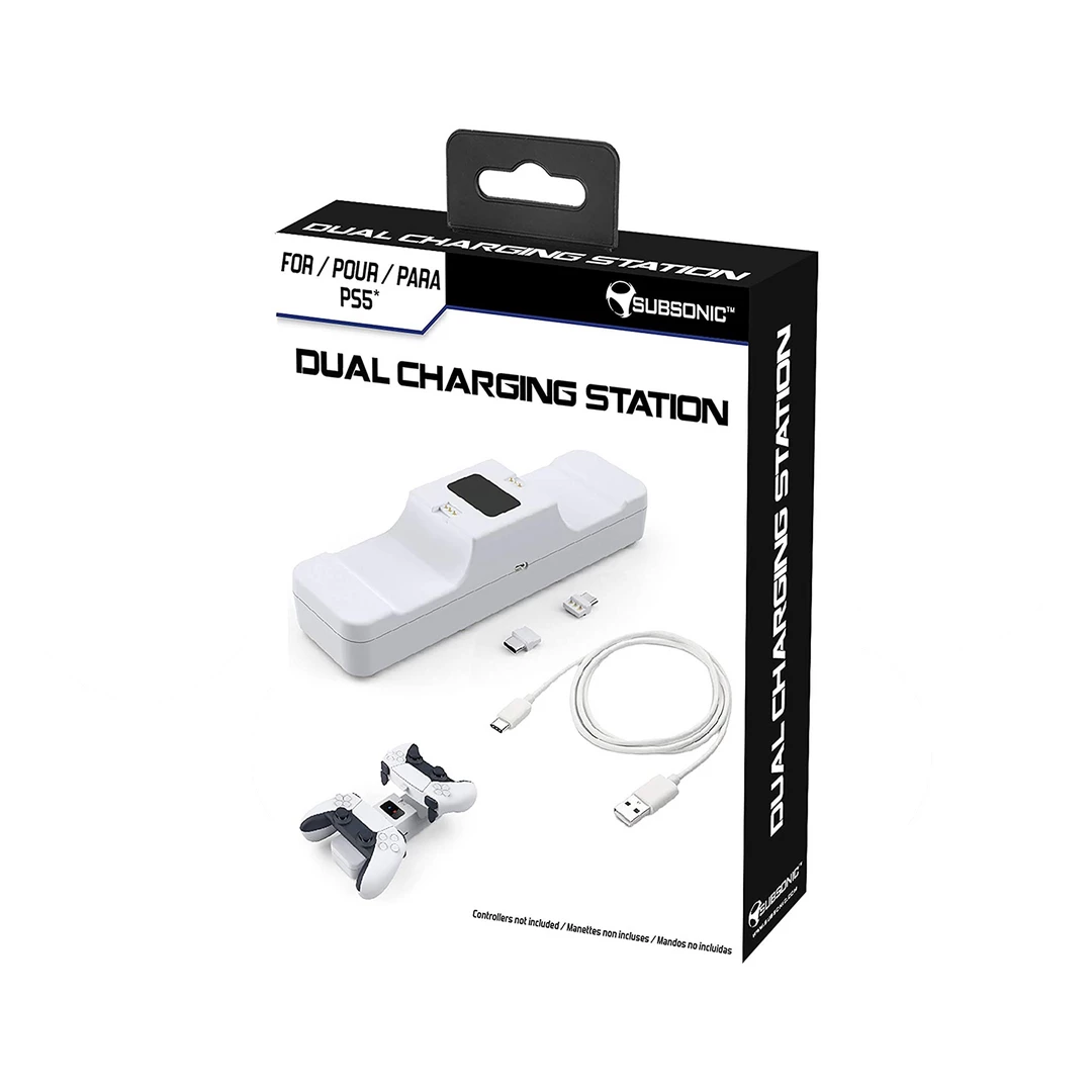 Subsonic | Dual Charging Dock For 2 Dual-Sense Controllers 1 Subsonic | Dual Charging Dock For 2 Dual-Sense Controllers