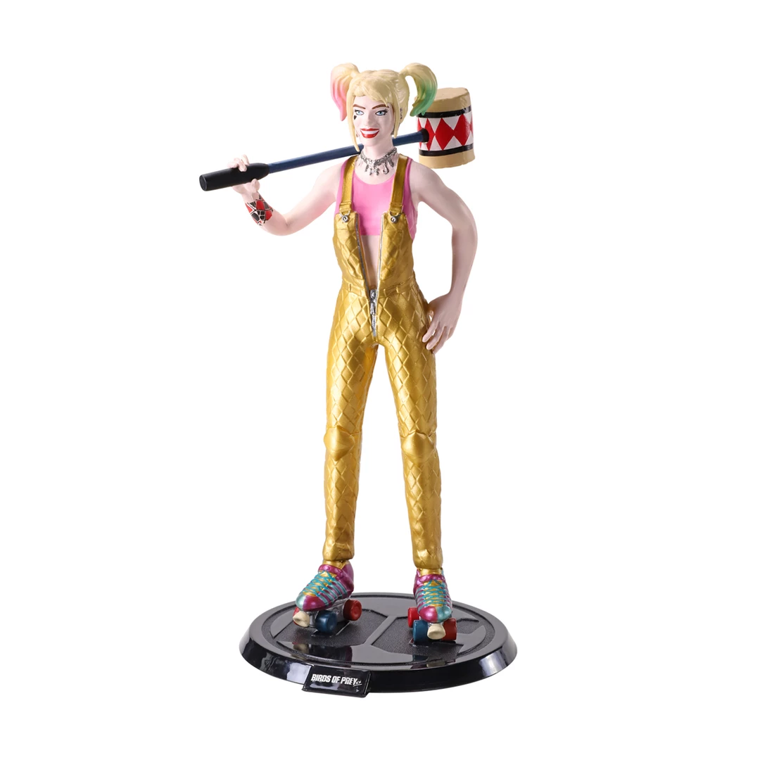 Noble Collection Figurines DC | Harley Quinn Birds Of Prey Bendyfig Figurine 1 Noble Collection Figurines DC | Harley Quinn Birds Of Prey Bendyfig Figurine