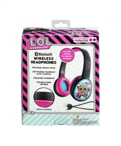 EKids L.O.L Surprise Remix | Wireless Bluetooth Headphones With Child Friendly Volume