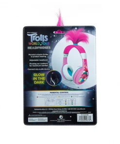 EKids Trolls: World Tour | Glow Headphones With Parental Volume Control 7 EKids Trolls: World Tour | Glow Headphones With Parental Volume Control