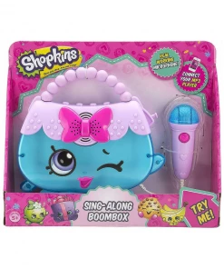 EKids Shopkins | Harriet Handbag Sing Along Karaoke Boombox With Microphone & Lights