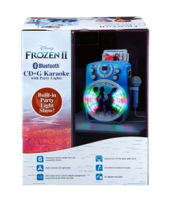EKids Frozen 2 | Karaoke Machine With Bluetooth, TV Output, LED Lightshow & CD+G 7 EKids Frozen 2 | Karaoke Machine With Bluetooth, TV Output, LED Lightshow & CD+G
