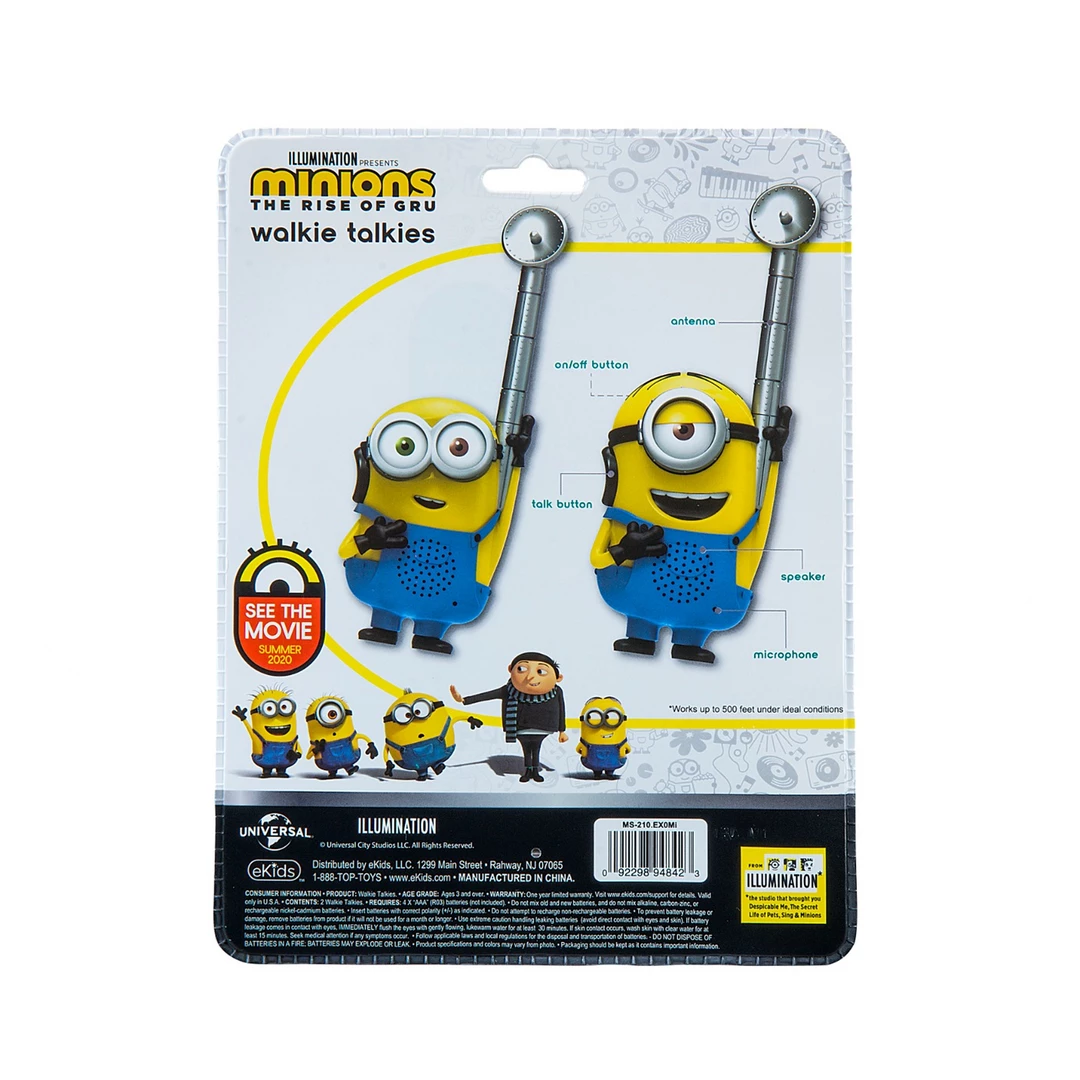 EKids Minions: The Rise Of Gru | Walkie Talkies 5 EKids Minions: The Rise Of Gru | Walkie Talkies