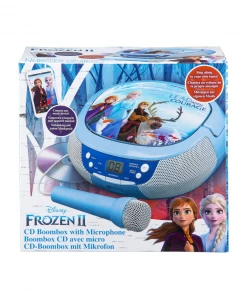 EKids Frozen 2 | CD Boombox With Microphone And FM Radio