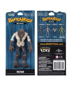 Noble Collection Universal Monsters | Wolfman Mini Bendyfig Figurine