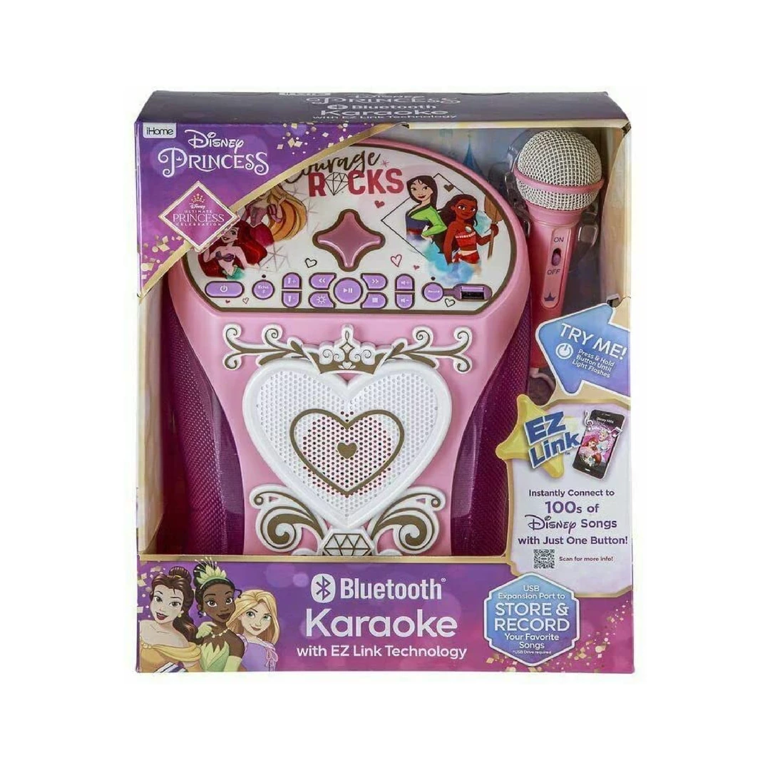 EKids Disney Princess | Sing Along Karaoke Boombox With Microphone & Disney Playlist 2 EKids Disney Princess | Sing Along Karaoke Boombox With Microphone & Disney Playlist
