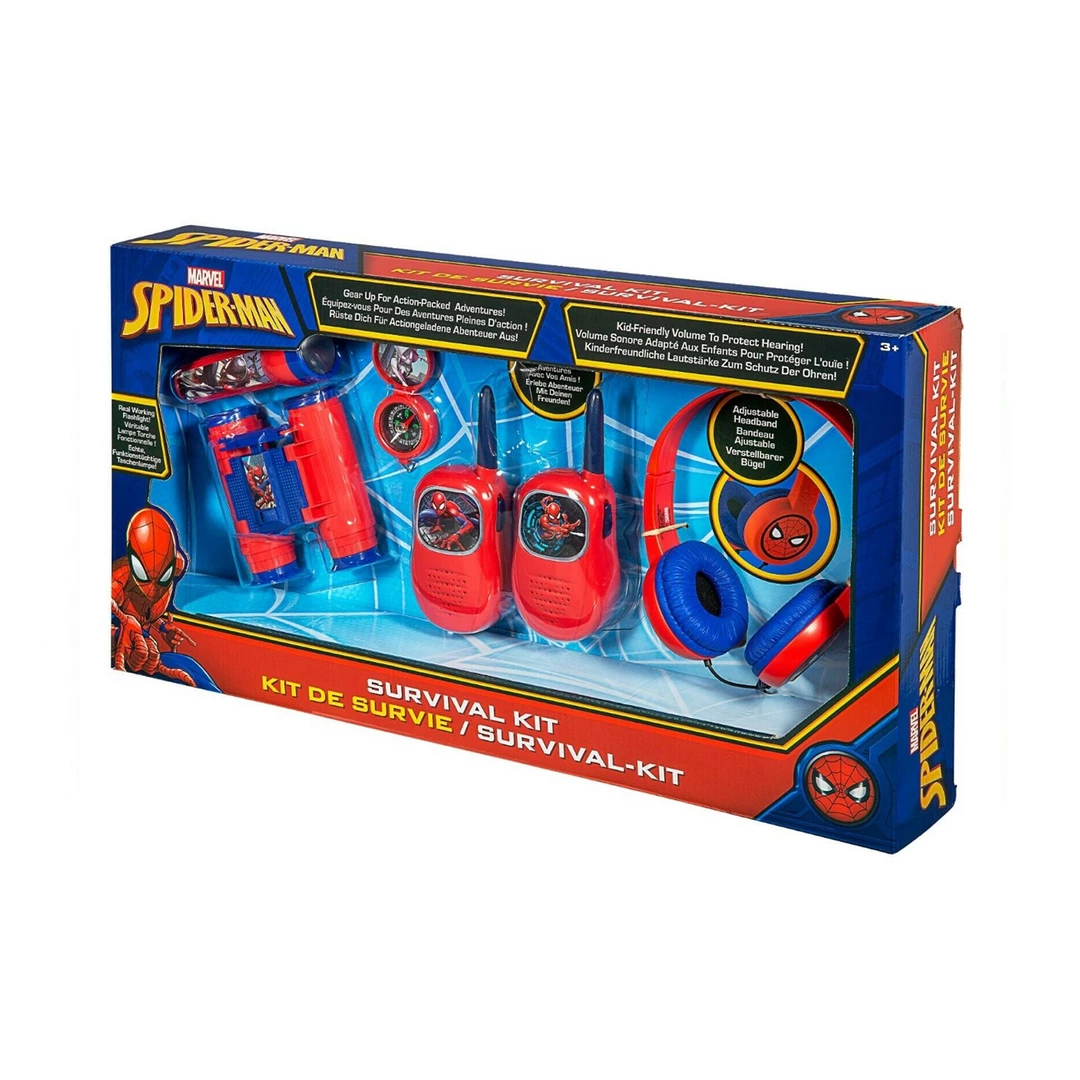 EKids Spider-Man | Gift Box Inc Headphones, Walkie Talkies, Binoculars, Torch & Compass 3 EKids Spider-Man | Gift Box Inc Headphones, Walkie Talkies, Binoculars, Torch & Compass