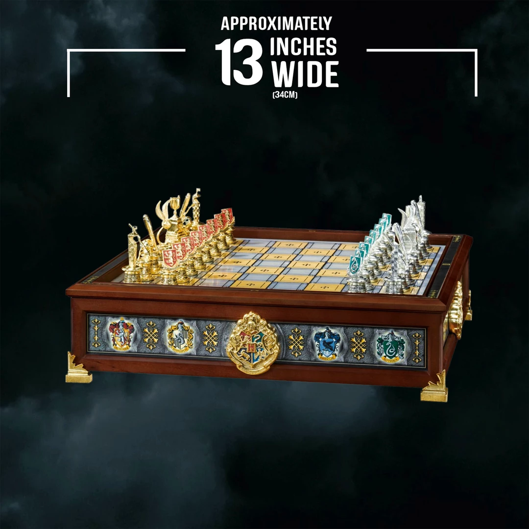 Noble Collection Harry Potter | Quidditch Chess Set Silver And Gold Plated 2 Noble Collection Harry Potter | Quidditch Chess Set Silver And Gold Plated