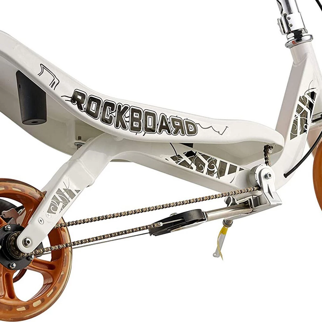 Rockboard RBX | Kick Scooter With Flywheel, Air Pressure Damper, Brakes & Air Suspension (White) 4 Rockboard RBX | Kick Scooter With Flywheel, Air Pressure Damper, Brakes & Air Suspension (White)