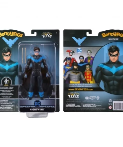 Noble Collection Figurines DC | Nightwing Bendyfig Figurine
