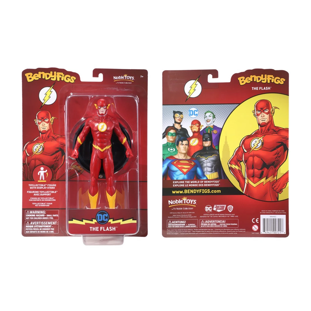 Noble Collection Figurines DC | The Flash Bendyfig Figurine 2 Noble Collection Figurines DC | The Flash Bendyfig Figurine
