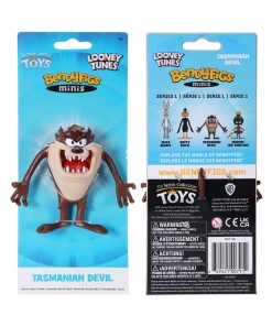 Noble Collection Kids TV Looney Tunes | Tasmanian Devil Mini Bendyfig Figurine