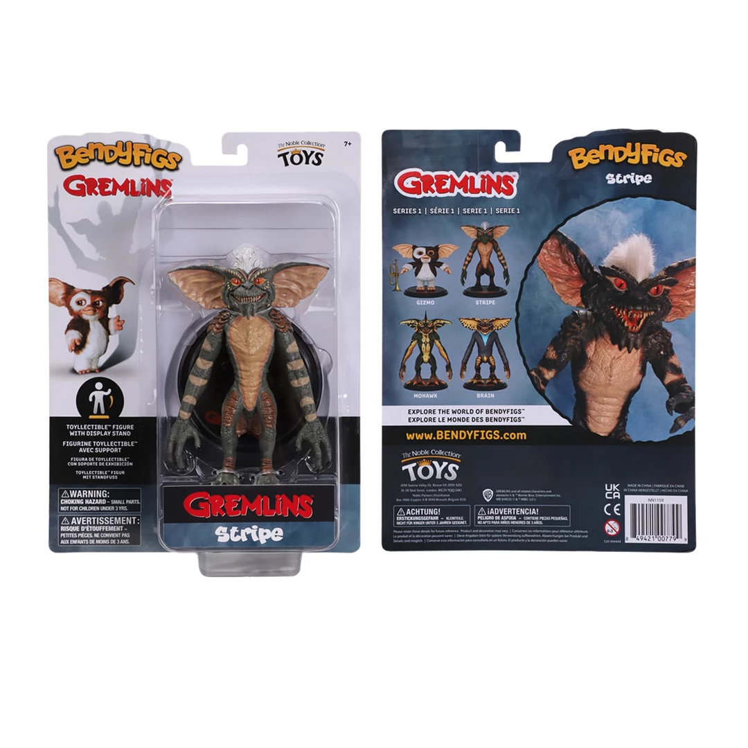 Noble Collection Gremlins | Stripe Bendyfig Figurine 2 Noble Collection Gremlins | Stripe Bendyfig Figurine