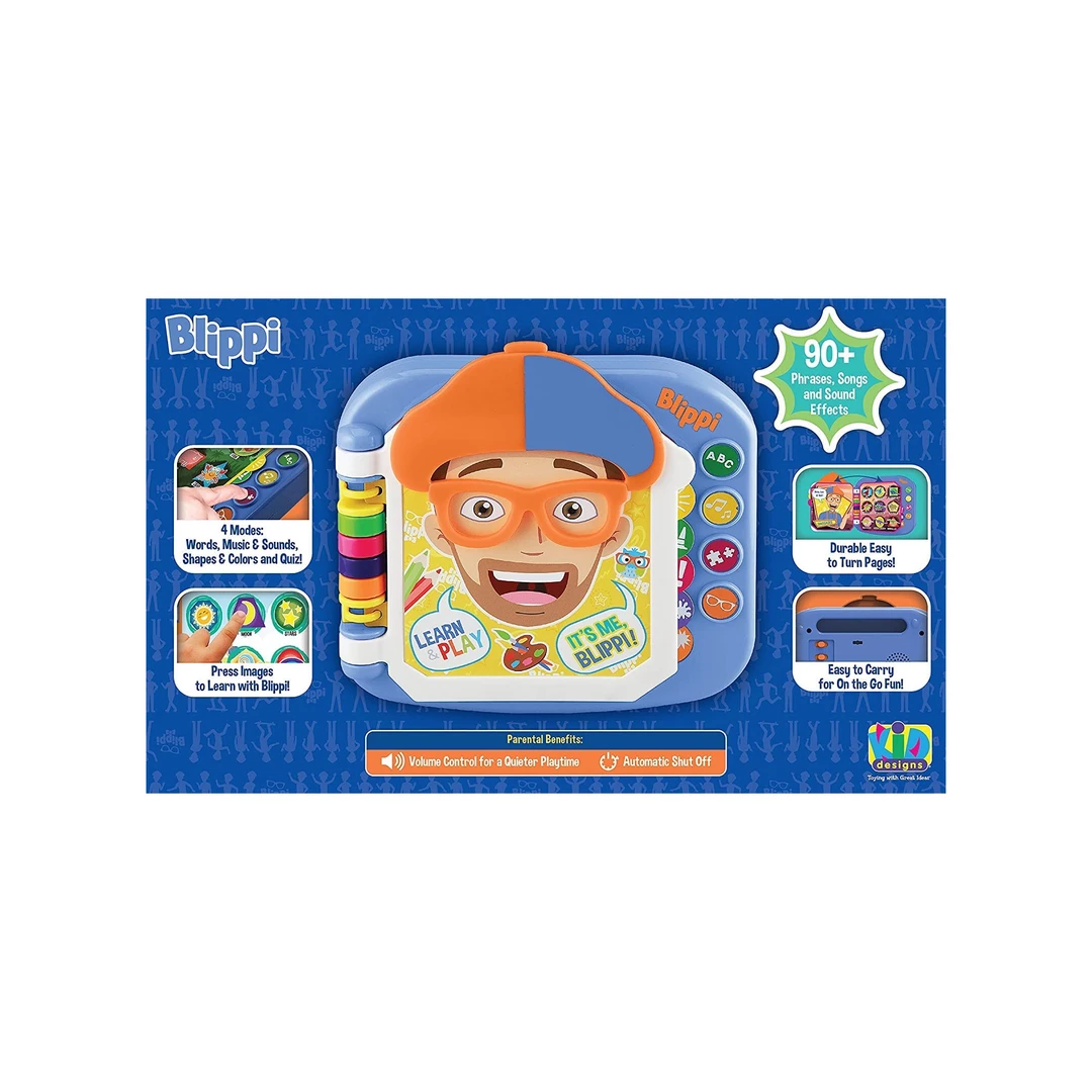 EKids Blippi | Educational Book Toy With Built-in Preschool Learning Games 4 EKids Blippi | Educational Book Toy With Built-in Preschool Learning Games