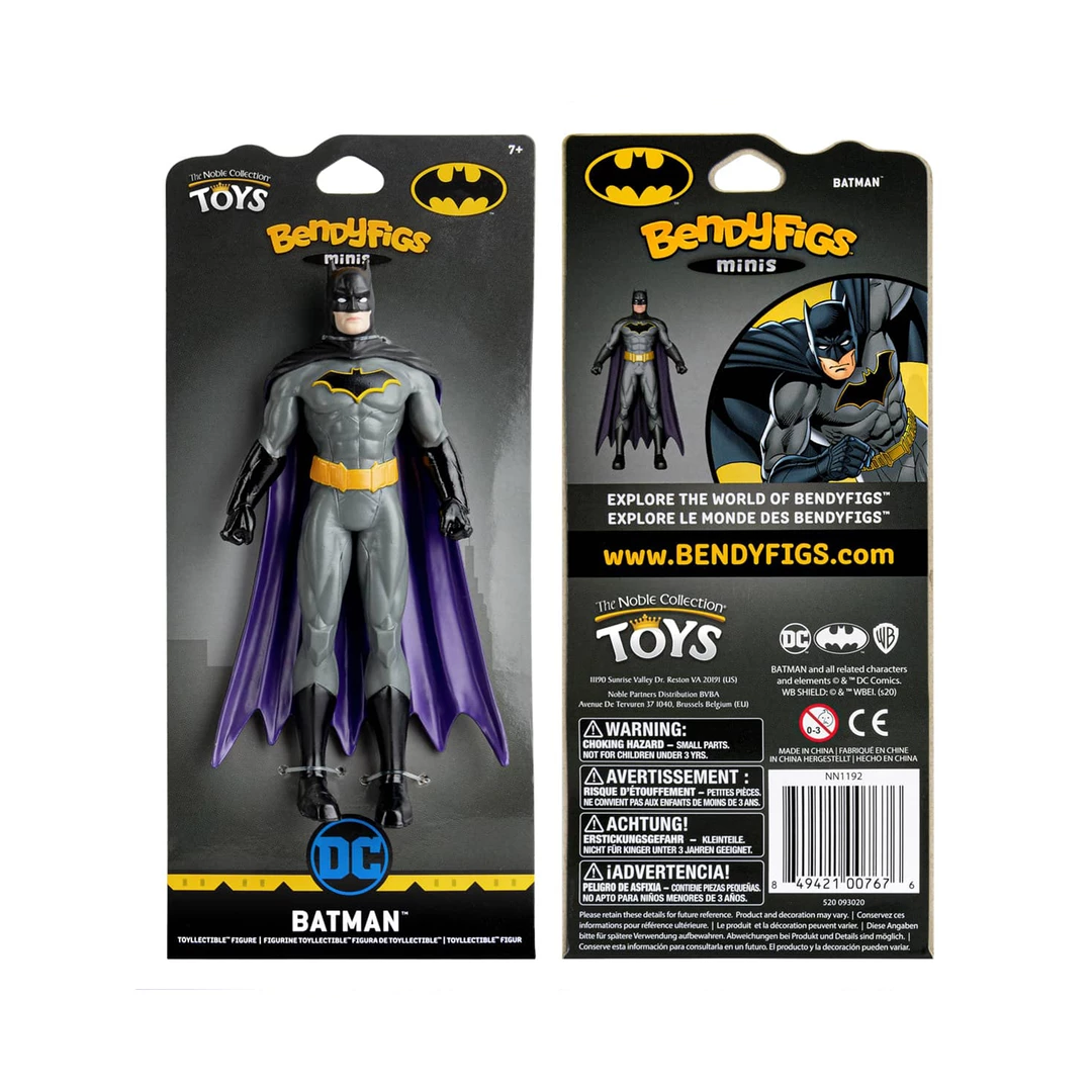 Noble Collection DC | Batman Mini Bendyfig Figurine Figurines 2 Noble Collection DC | Batman Mini Bendyfig Figurine Figurines
