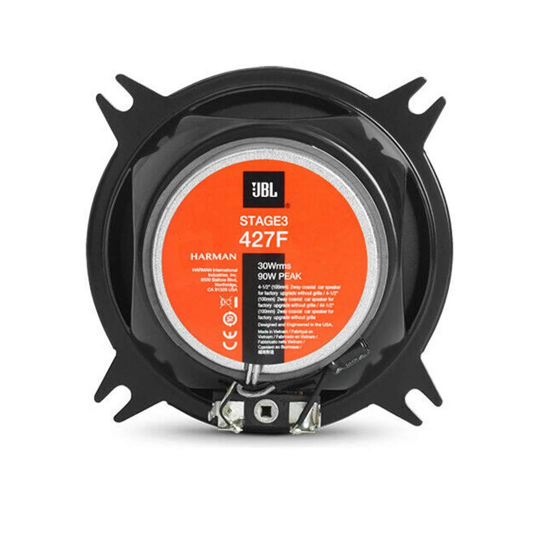 JBL | Stage3 427 2-Way 4" 150 Watt Car Speakers Set 2 JBL | Stage3 427 2-Way 4" 150 Watt Car Speakers Set