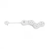 Quirky | Pivot Power Desktop Flexible Extentsion Lead (White) Kitchenware
