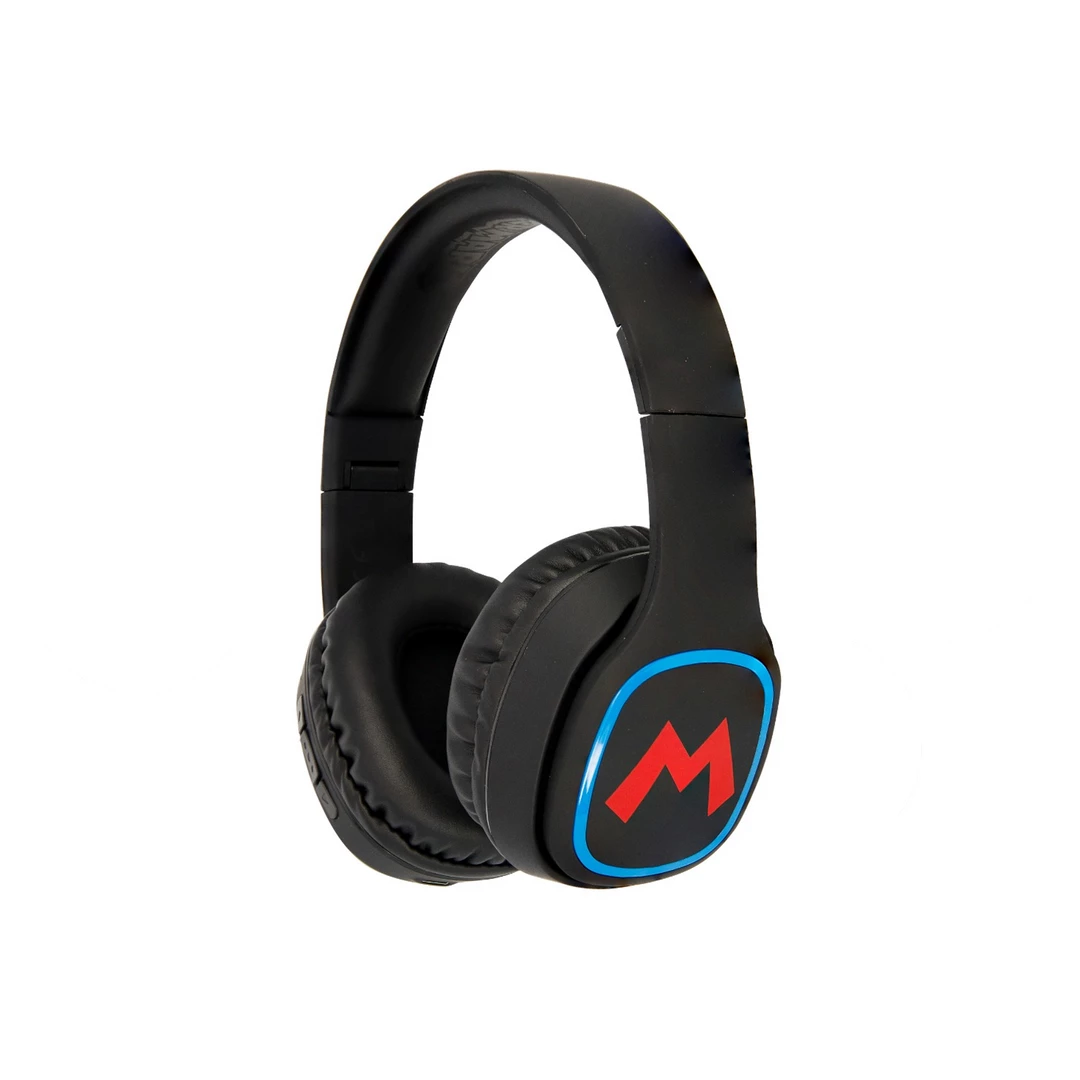 OTL Super Mario | Mario Logo Wireless Folding Headphones 1 OTL Super Mario | Mario Logo Wireless Folding Headphones