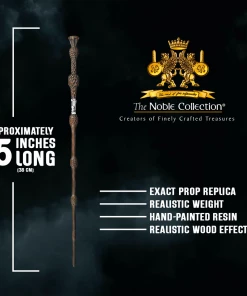 Noble Collection Harry Potter | Dumbledore Wand In Ollivander's Box Wands 5 Noble Collection Harry Potter | Dumbledore Wand In Ollivander's Box Wands