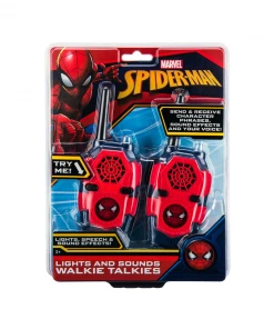 EKids Spider-Man | Walkie Talkies With Extended Range, Lights & Sound Effects