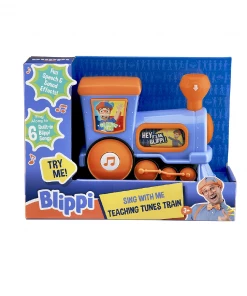 EKids Blippi | Train Musical Toy For Kids With Built-in Music And Sound Effects