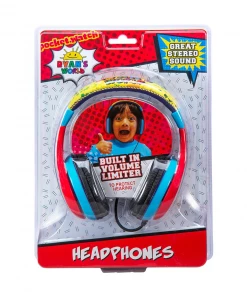 EKids Ryan's World | Headphones With Parental Volume Control