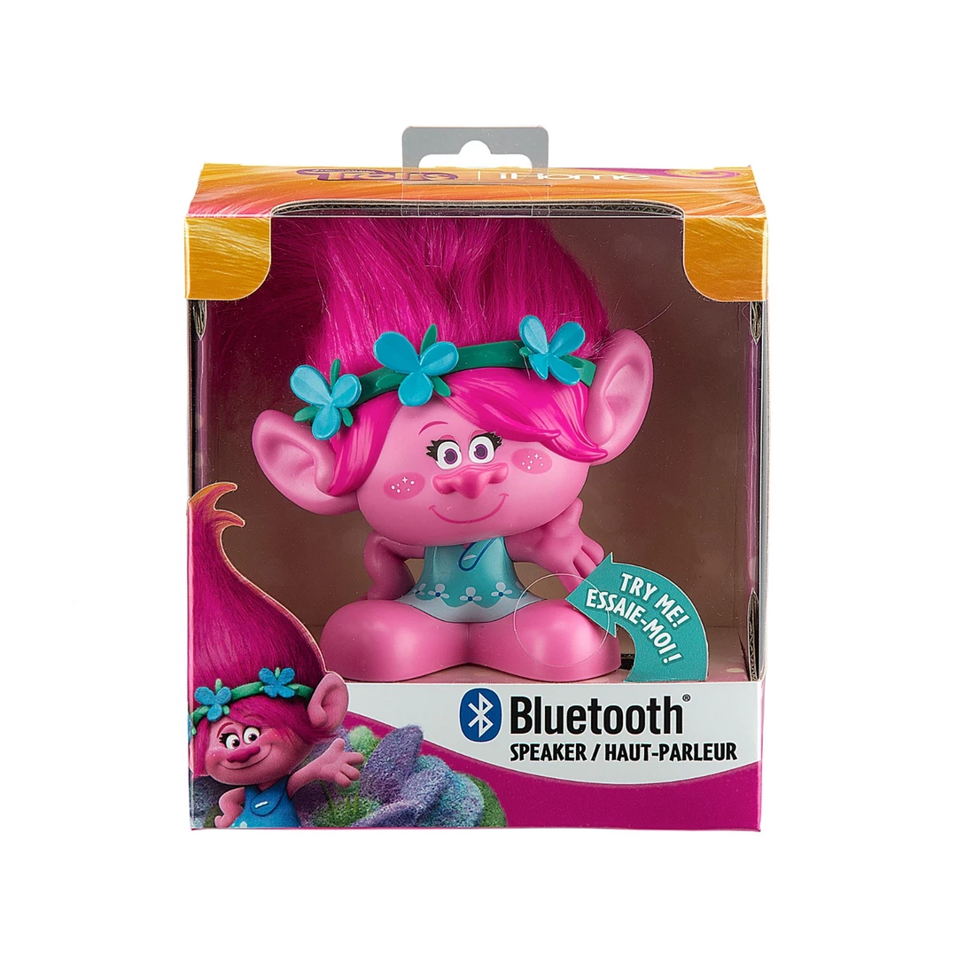 EKids Trolls | Poppy Character Bluetooth Speaker With MP3 Input 4 EKids Trolls | Poppy Character Bluetooth Speaker With MP3 Input