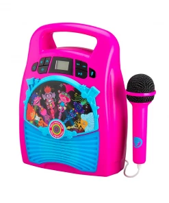 EKids Trolls: World Tour | Karaoke Machine With Bluetooth, LED Lightshow, USB & Internal Memory