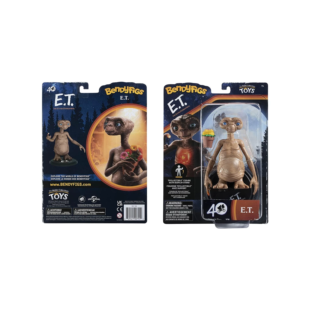 Noble Collection E.T | The Extra Terrestrial Bendyfig Figurine 3 Noble Collection E.T | The Extra Terrestrial Bendyfig Figurine