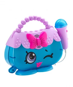 EKids Shopkins | Harriet Handbag Sing Along Karaoke Boombox With Microphone & Lights