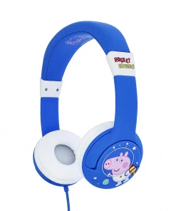 Qwirkyshop Sales Shop 25 OTL Peppa Pig | Rocket George Blue Kids Headphones Kids TV