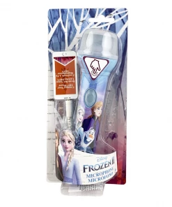 EKids Frozen 2 | Magical Microphone With MP3 Input & Flashing Lights
