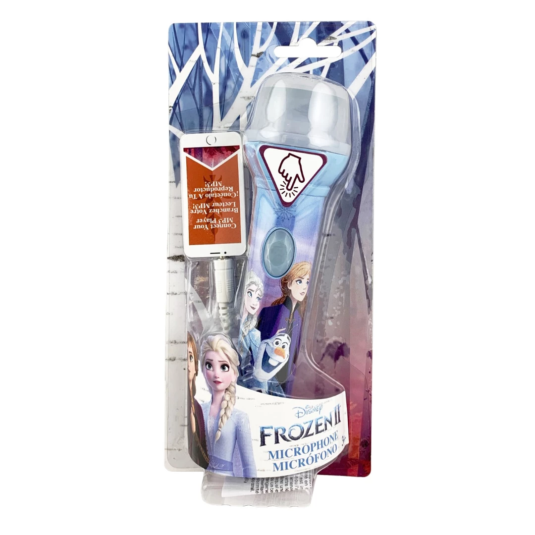 EKids Frozen 2 | Magical Microphone With MP3 Input & Flashing Lights 2 EKids Frozen 2 | Magical Microphone With MP3 Input & Flashing Lights