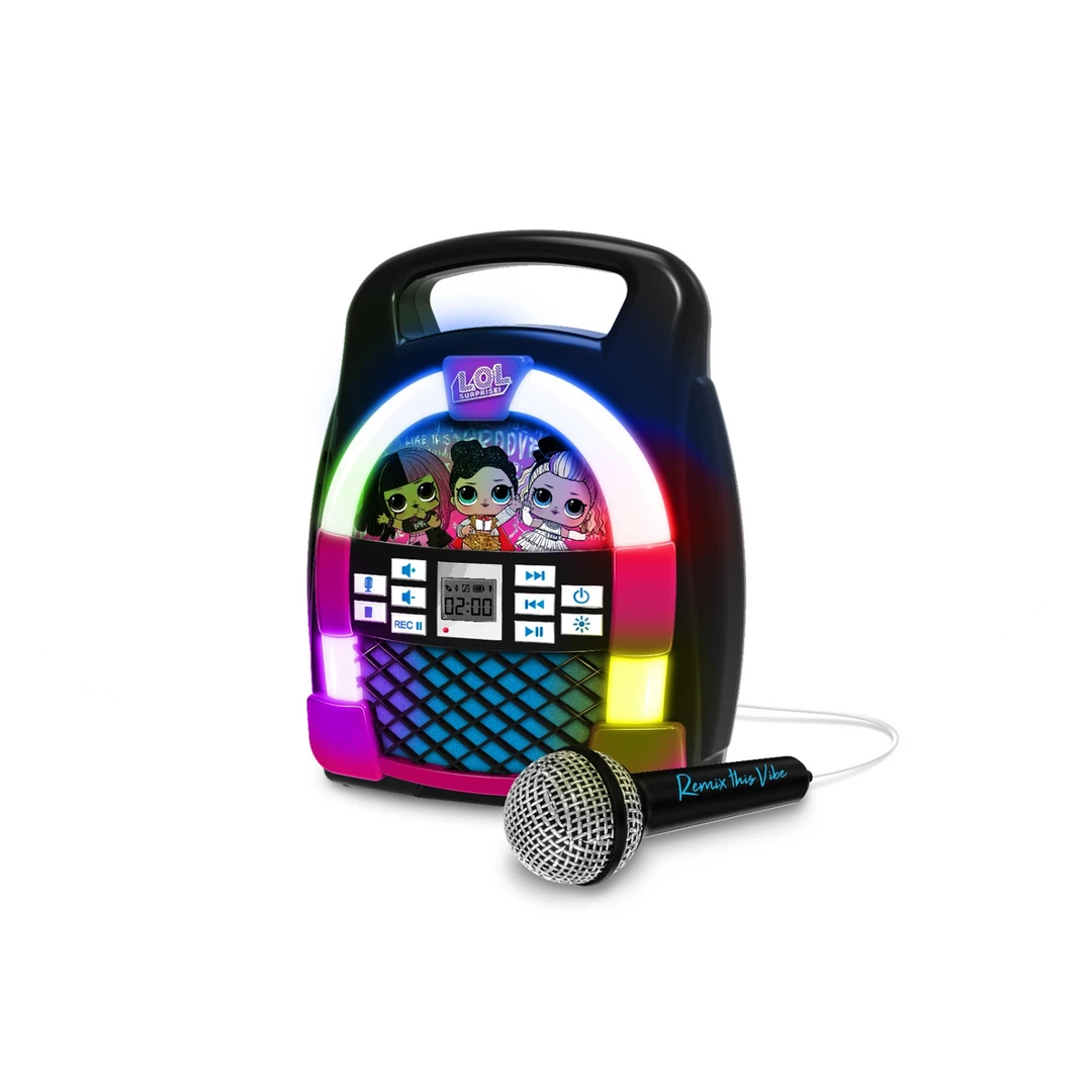 EKids L.O.L Surprise Remix | Karaoke Machine With Bluetooth, LED Lightshow, USB & Internal Memory 5 EKids L.O.L Surprise Remix | Karaoke Machine With Bluetooth, LED Lightshow, USB & Internal Memory