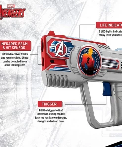 EKids Avengers | Marvel Laser Tag Blasters With Sound Effects And Lights 9 EKids Avengers | Marvel Laser Tag Blasters With Sound Effects And Lights