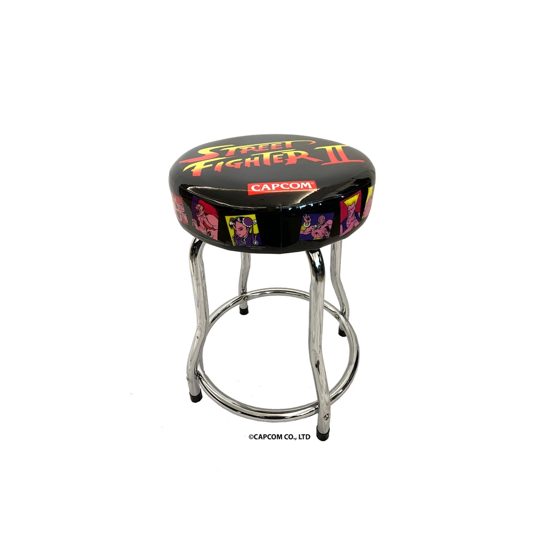 Arcade1Up | Official Street Fighter II Adjustable Stool With Custom Graphic 4 Arcade1Up | Official Street Fighter II Adjustable Stool With Custom Graphic