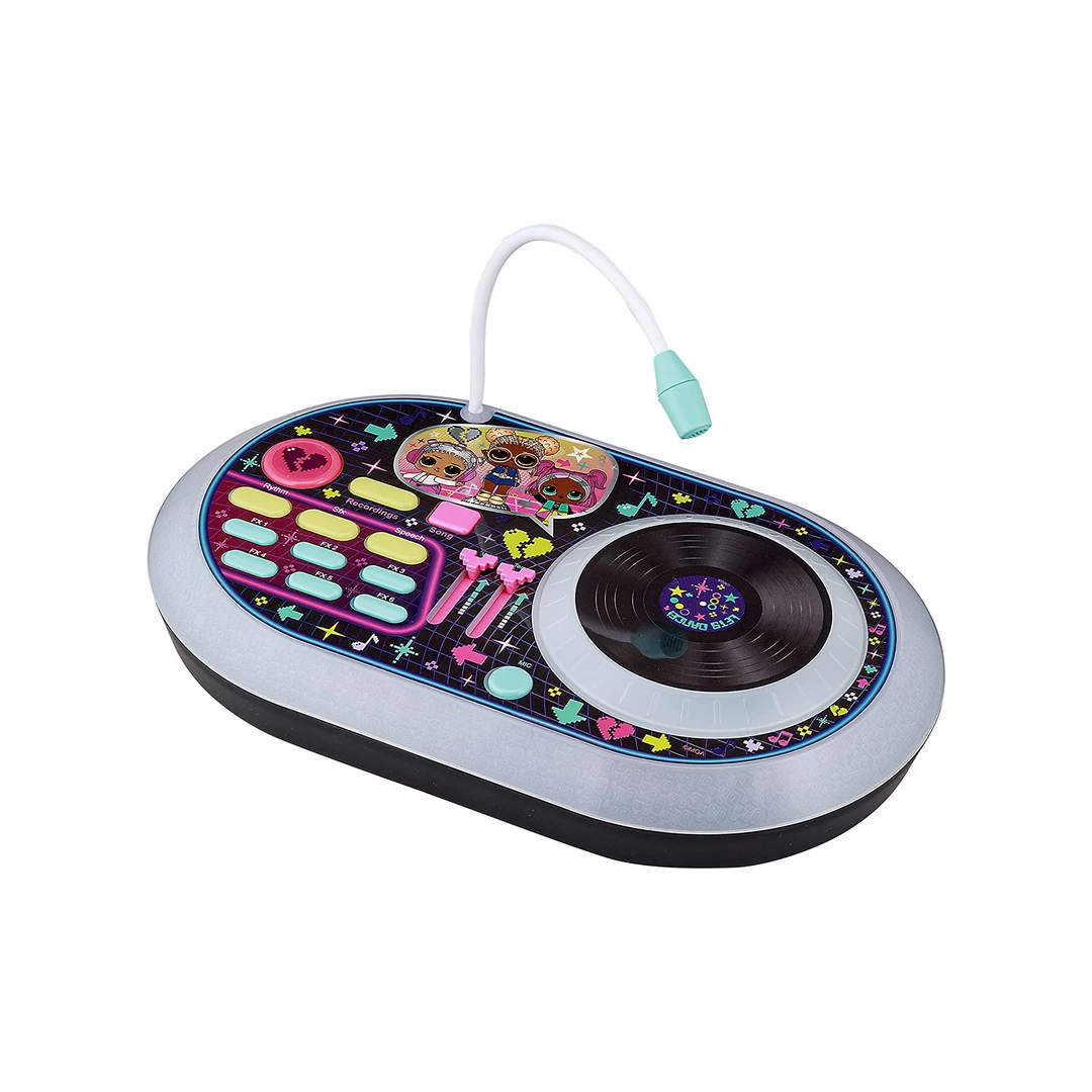 EKids L.O.L Surprise Remix | DJ Party Mixer Turntable Toy With Built In Microphone For Kids 4 EKids L.O.L Surprise Remix | DJ Party Mixer Turntable Toy With Built In Microphone For Kids